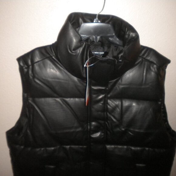 Marc New York Women's Plus Size XXL Black Sleeeveless Winter Puffer Vest NWT - Picture 4 of 6